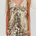 Celeste Glamour Sequin Mini Dress