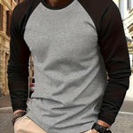Bryson | Two-Tone Raglan Long Sleeve Shirt