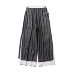 Double-layered Wide-leg Loose Trousers