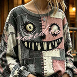 Spooky Season Velvet Long Sleeve Halloween Shirt