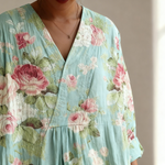 Ashlee | Robe à imprimé roses fleuries