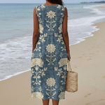 Beille | Boho Midi Dress