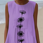 Andrea | Violet Bloom Midi Dress