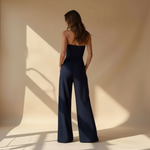 Byron | Elegant Strapless Jumpsuit