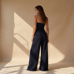 Byron | Elegant Strapless Jumpsuit