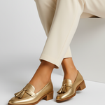 Ainsley | Golden Sneakers
