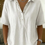 Willow | Blouse with Collar and Button