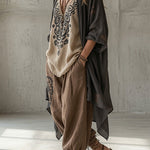 Thalia | Bohemian Draped Three-Piece Set
