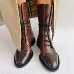 Hadley | Lace-Up Cap Toe Boots