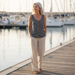 Relaxed Ibiza Style Sleeveless Top