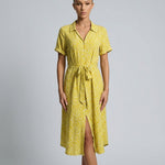 Lily Hargreaves | Floral Midi Shirt Dress For Women