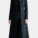 Bea | Timeless Plaid Statement Long Coat