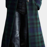 Bea | Timeless Plaid Statement Long Coat