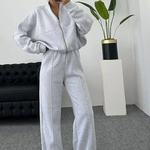 Élodie Moreau | Luxe Comfort Zip Lounge Set For Women