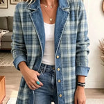 Sofia | Retro Pattern Art Casual Denim Stylish Jacket