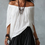 Genevieve | Relaxed Off-Shoulder Two-Piece Set