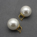 High Quality French Oversized Pearl Earrings