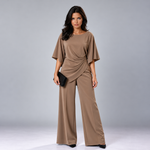 Lorna | Draped Waist Two Piece Set