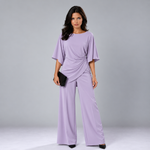 Lorna | Draped Waist Two Piece Set
