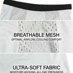 KZZ Men's mesh breathable underwear