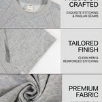 KZZ Men's Crew Neck T-Shirt