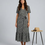 Lily Hargreaves | Floral Midi Shirt Dress For Women