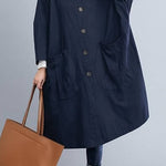 One Size Fits All Oversized Water-Resistant Windbreaker Jacket