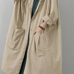 One Size Fits All Oversized Water-Resistant Windbreaker Jacket