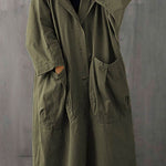 One Size Fits All Oversized Water-Resistant Windbreaker Jacket