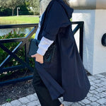 One Size Fits All Oversized Water-Resistant Windbreaker Jacket
