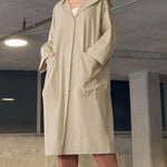 One Size Fits All Oversized Water-Resistant Windbreaker Jacket