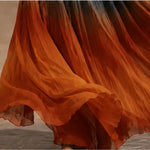 Paula | Long Halter/V Gradient Dress