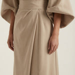 Ana Maxi Dress with Waist Belt