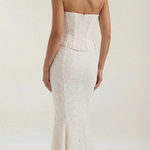 Anastasia Long Lace Dress with Corset