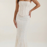 Anastasia Long Lace Dress with Corset