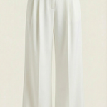 Claire straight-cut, high-waisted trousers