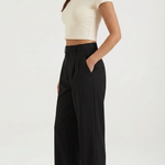 Dorothy Straight Pleated Trousers