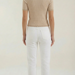 Edith Striped Polo Top