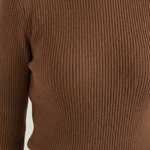 Gail long-sleeved wool sweater with collar