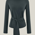 Holly Long Sleeve T-Shirt with Knot Detail