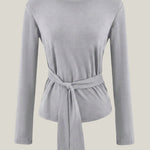 Holly Long Sleeve T-Shirt with Knot Detail