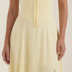 Jade Midi Dress with Lace Details