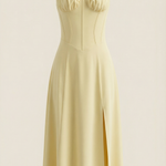 Jade Midi Dress with Lace Details