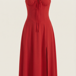 Jade Midi Dress with Lace Details