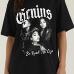 Oversized 'Jessamine' T-shirt with Graphic Design