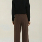 Kendra wide-leg jeans with drawstring