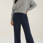 Kendra wide-leg jeans with drawstring