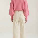 'Pauline' chunky knit sweater with a high neck