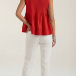 Tess peplum dress with pleats - Premium style