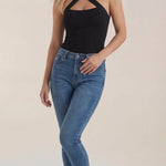 Brianna Halter Top with crisscrossed straps
